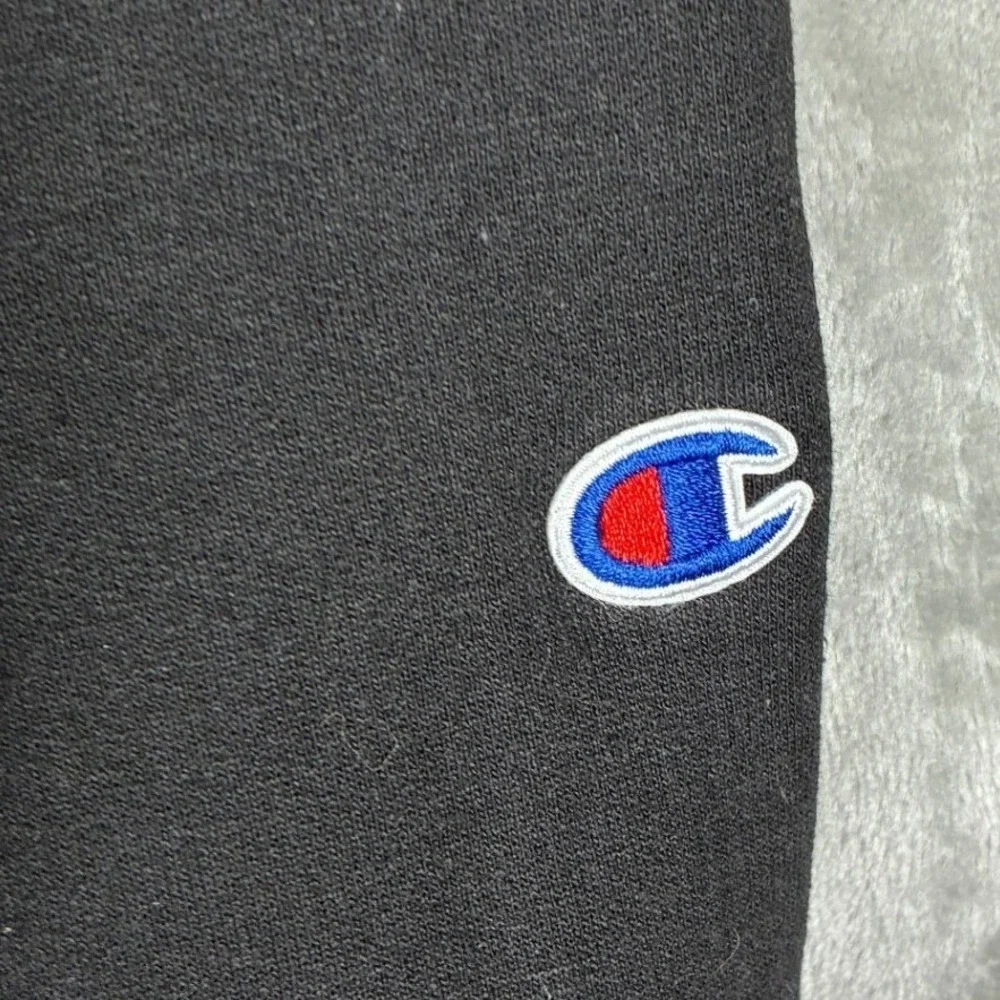NWOT Champion Men Black Pullover Hoodie Sweatshirt Large Authentic Athleticwear‎
